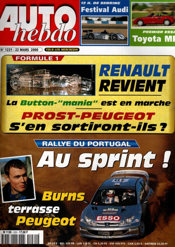 Auto Hebdo N°1231 - 22 mars 2000