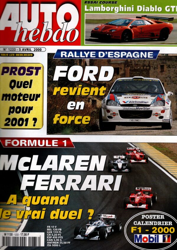 Auto Hebdo N°1233 - 5 avril 2000