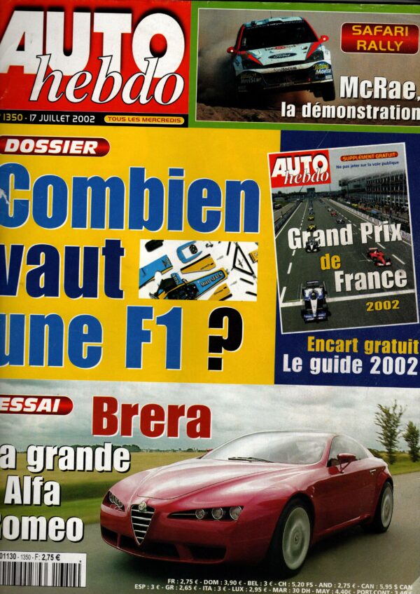 Auto Hebdo N°1350 - 17 juillet 2002