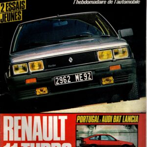 Auto Hebdo N°411 du 15 au 22 mars 1984