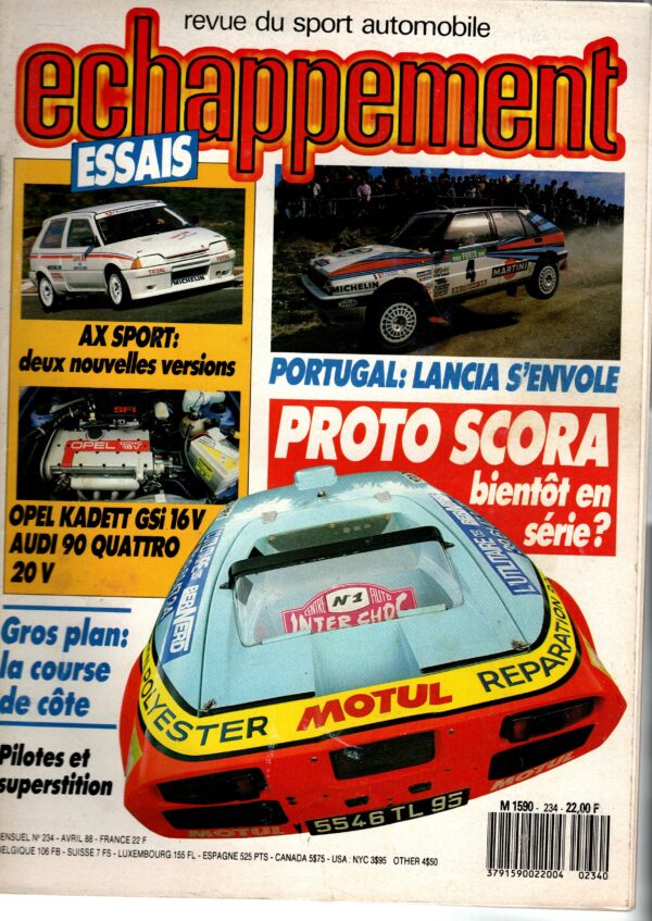 Echappement N°234 Avril 1988