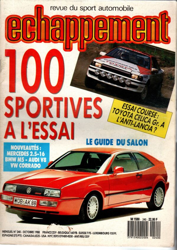 Echappement N°240 Octobre 1988
