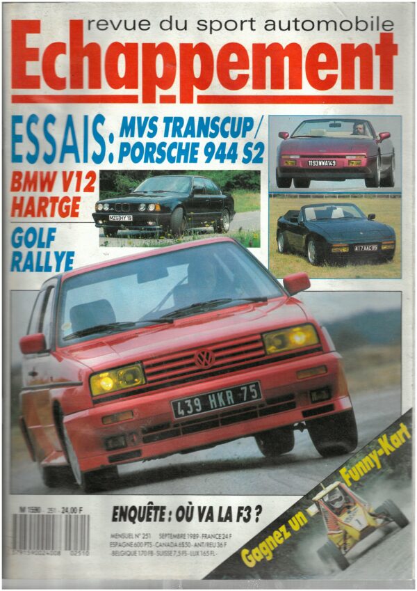 Echappement N°251 Septembre 1989