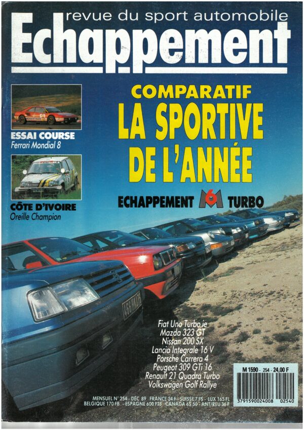 Echappement N°254 décembre 1989