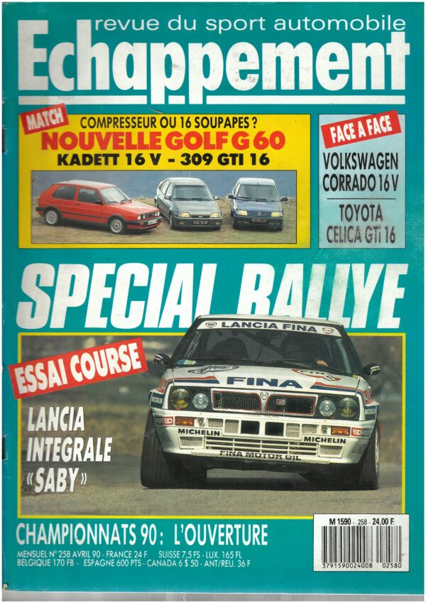 Echappement N°258 Avril 1990