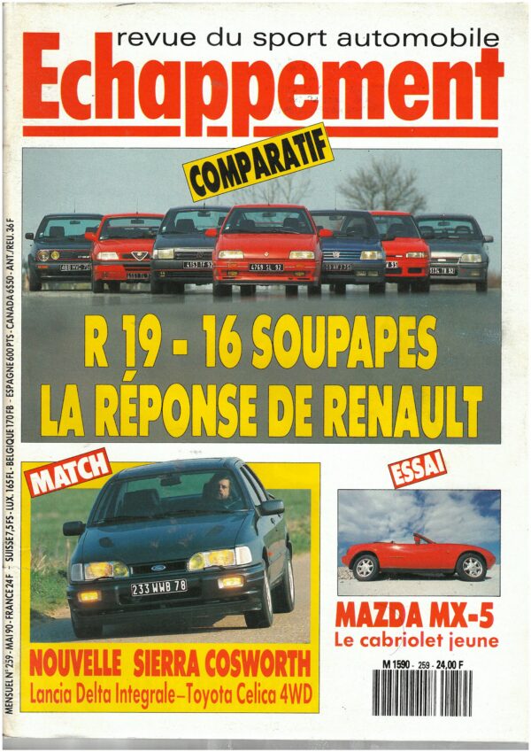 Echappement N°259 Mai 1990
