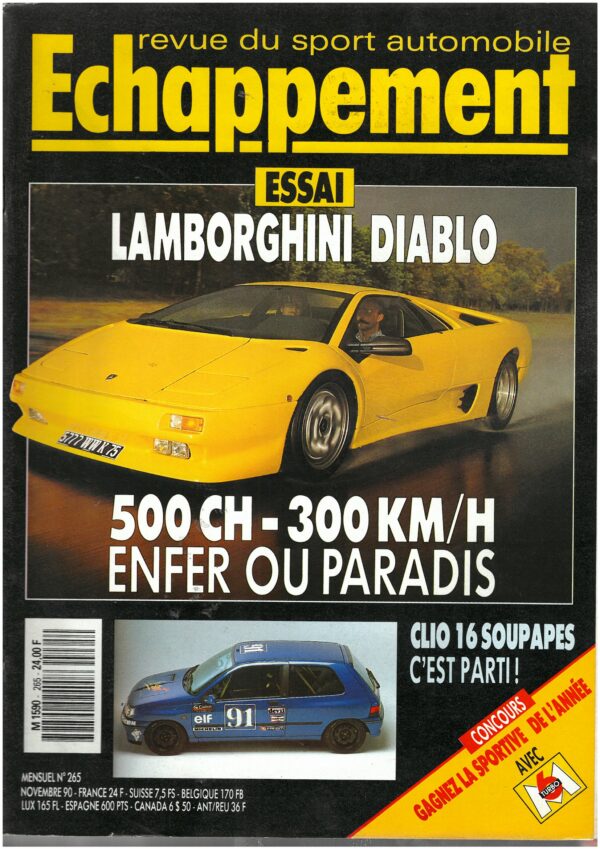 Echappement N°265 Novembre 1990
