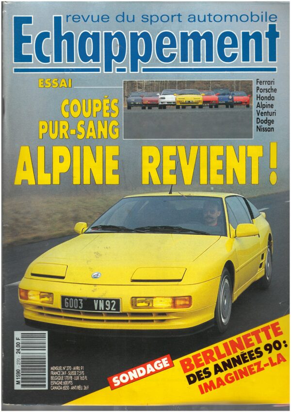 Echappement N°270 Avril 1991