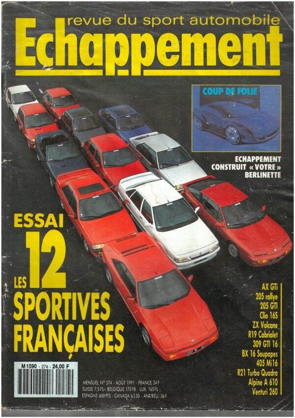 Echappement N°274 Aout 1991