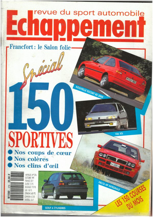 Echappement N°276 Octobre 1991