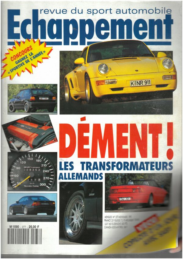 Echappement N°277 Novembre 1991