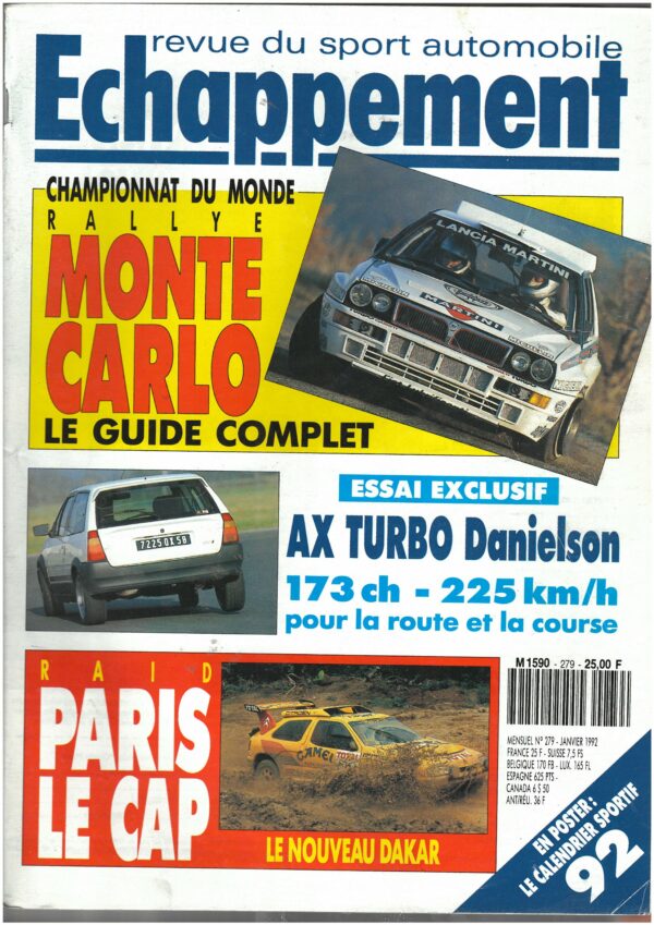 Echappement N°279 Janvier 1992