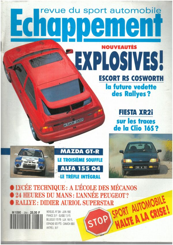 Echappement N°284 Juin 1992