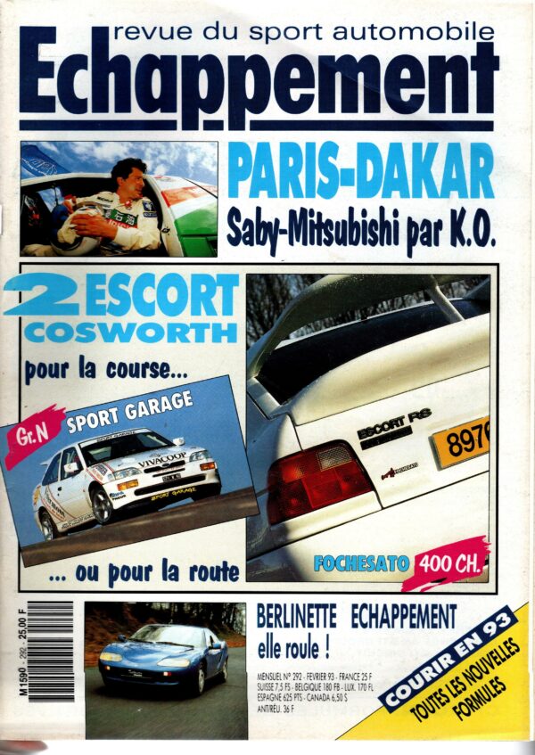 Echappement N°292 Février 1993