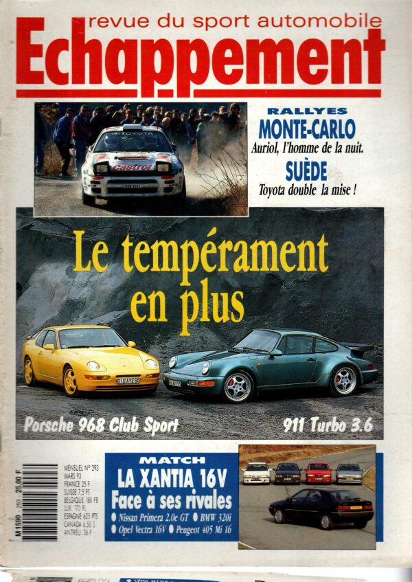 Echappement N°293 Mars 1993