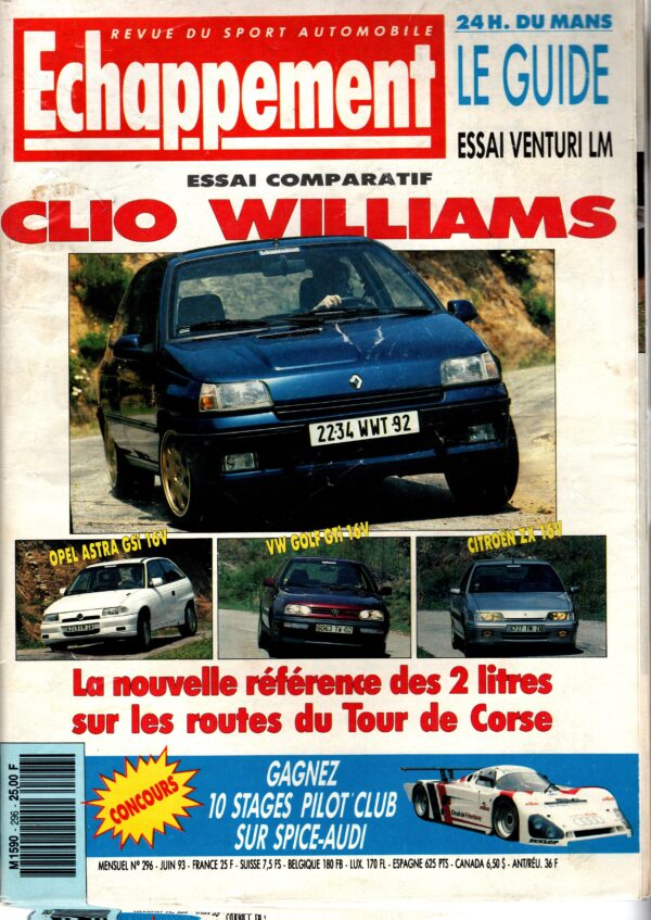 Echappement N°296 Juin 1993