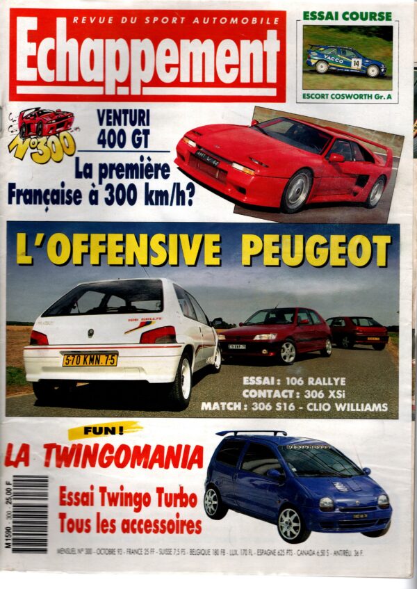 Echappement N°300 Octobre 1993