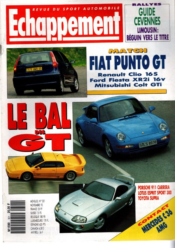 Echappement N°301 Novembre 1993