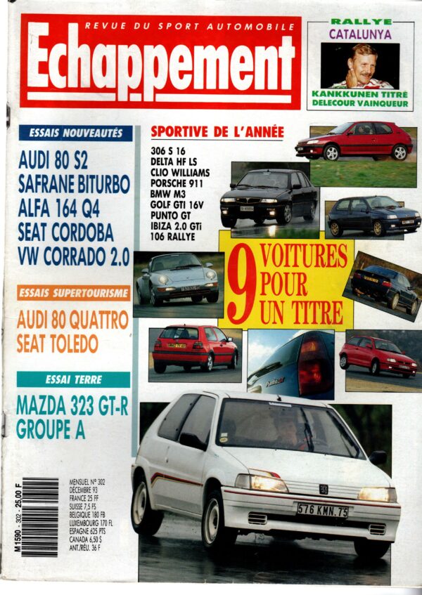 Echappement N°302 Décembre 1993