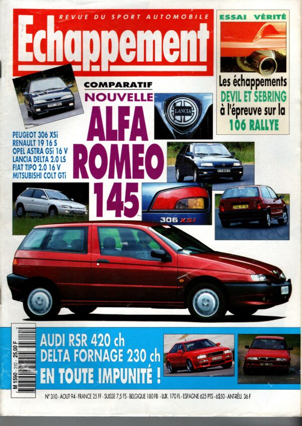 Echappement N°310 Aout 1994
