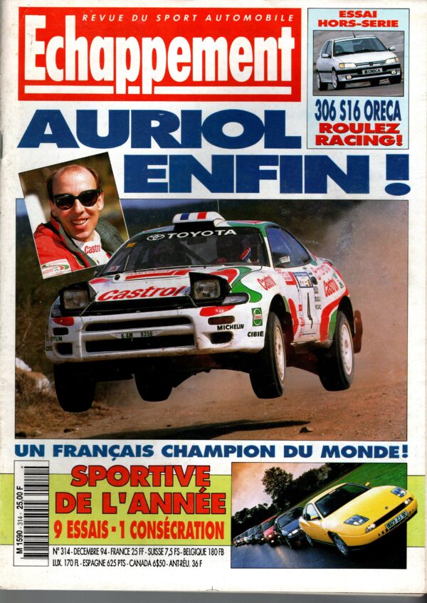 Echappement N°314 Décembre 1994