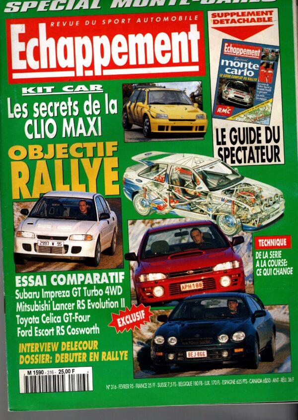 Echappement N°316 Février 1995