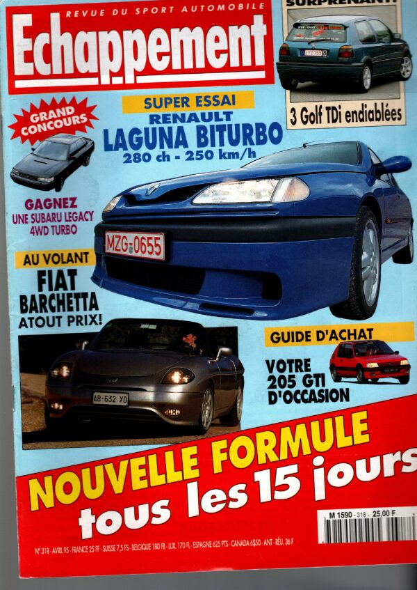 Echappement N°318 Avril 1995