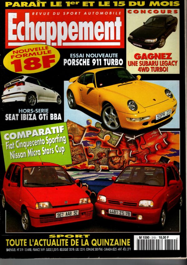 Echappement N°319 Avril 1995