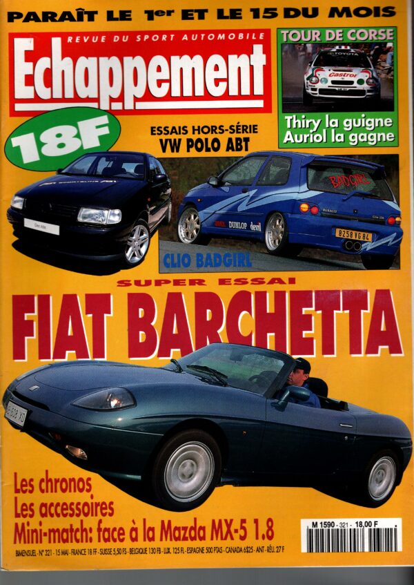 Echappement N°321 Mai 1995