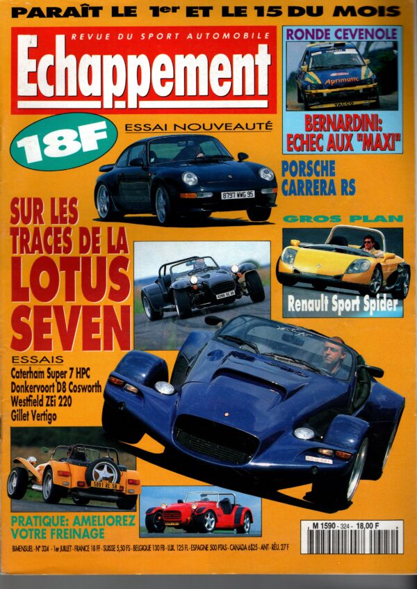 Echappement N°324 Juillet 1995