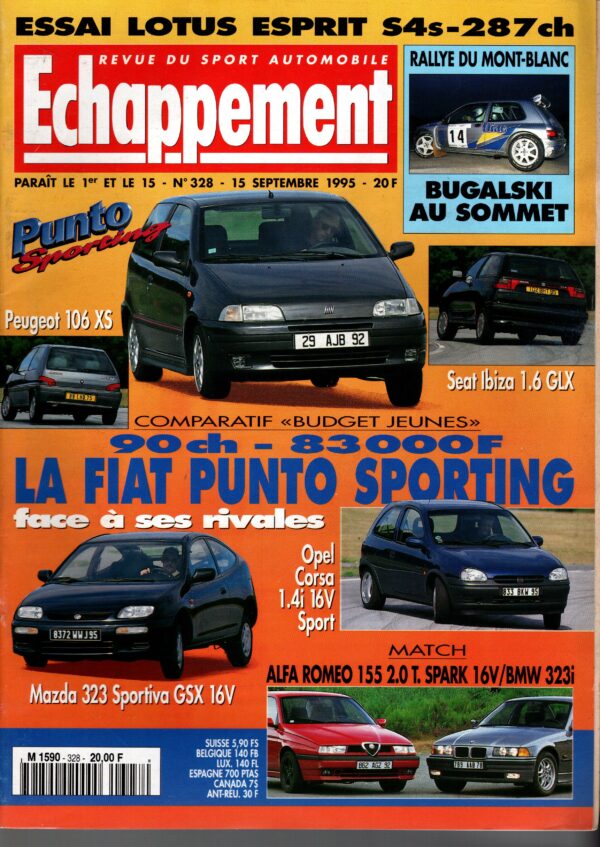 Echappement N°328 Septembre 1995