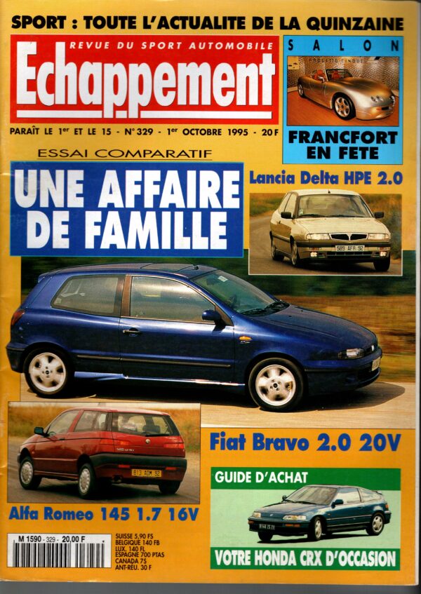 Echappement N°329 Octobre 1995