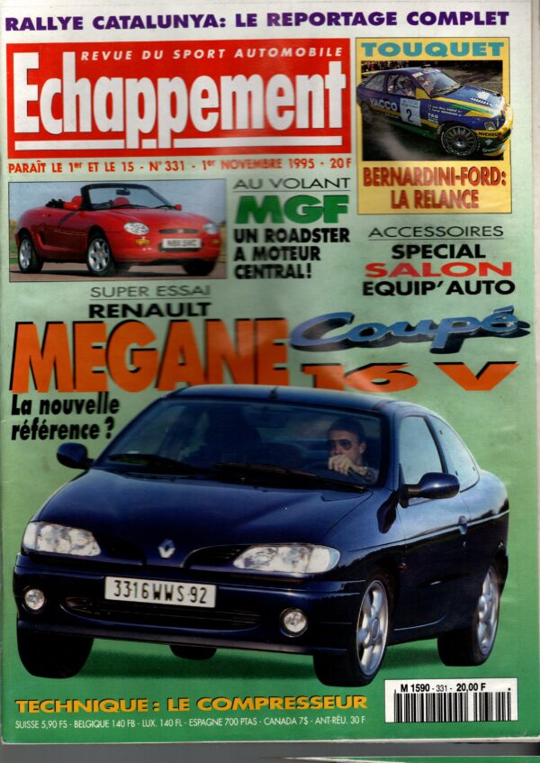 Echappement N°331 Novembre 1995