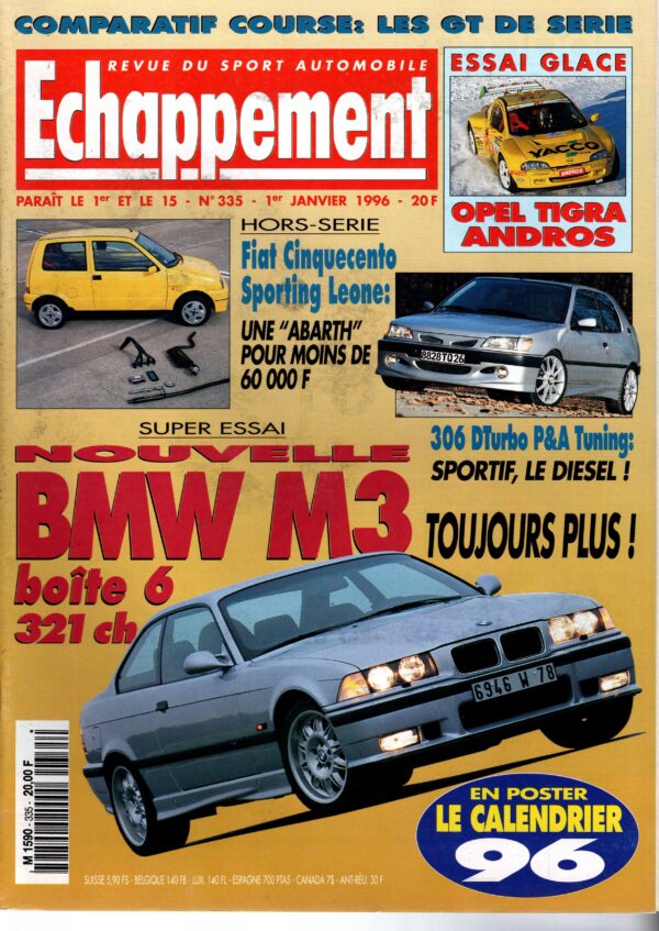 Echappement N°335 Janvier 1996