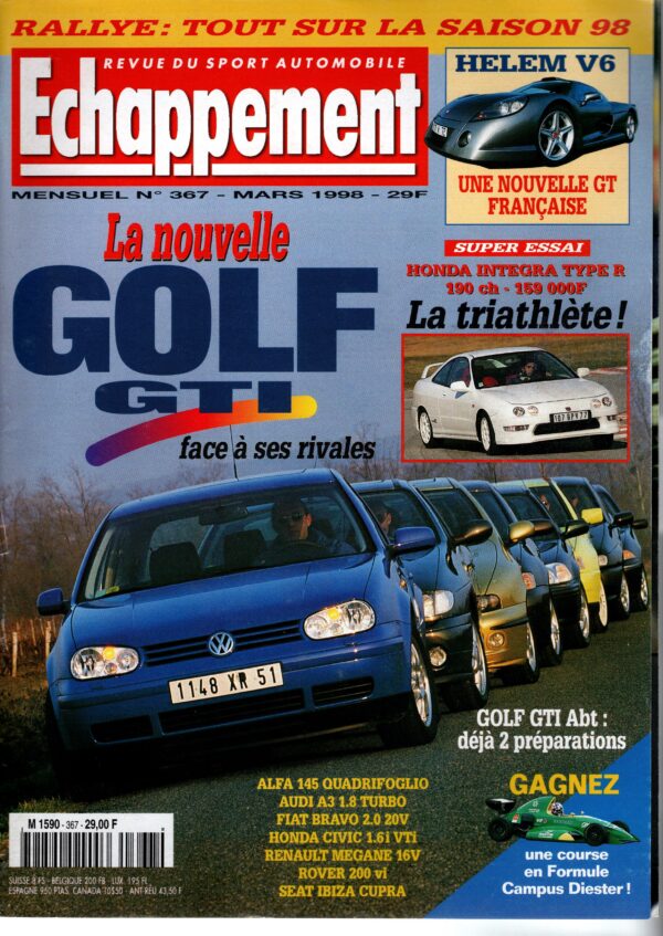 Echappement N°367 Mars 1998
