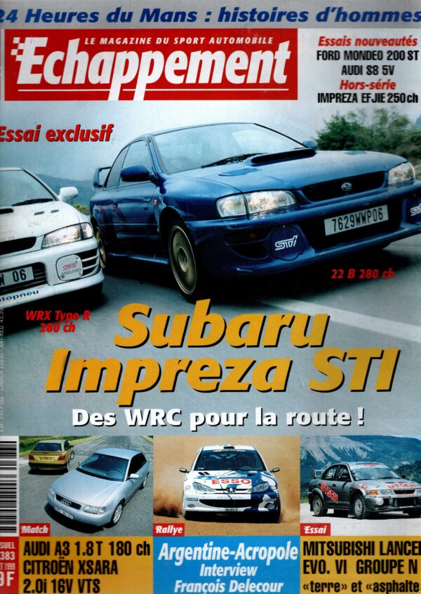 Echappement N°383 Juillet 1999