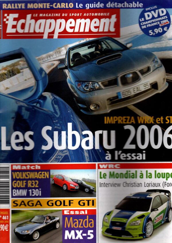 Echappement N°461 Janvier 2006