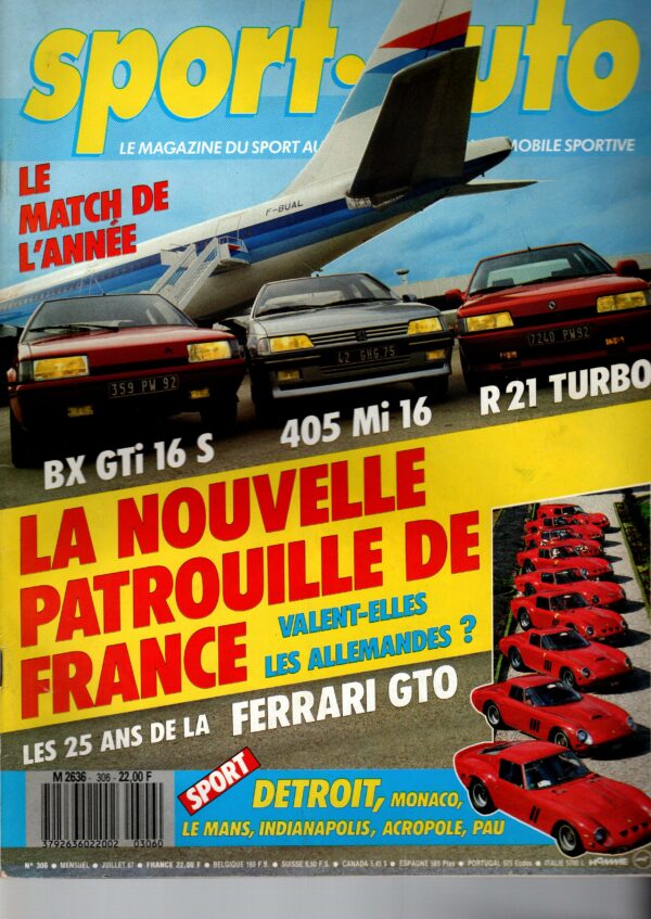 Sport Auto N°306 Juillet 1987