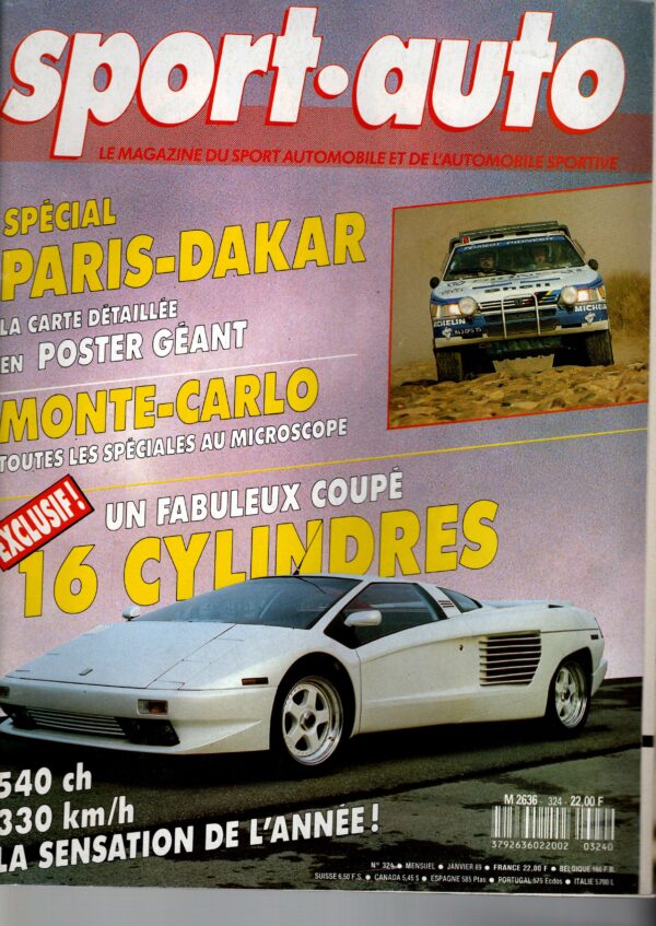 Sport Auto N°324 Janvier 1989