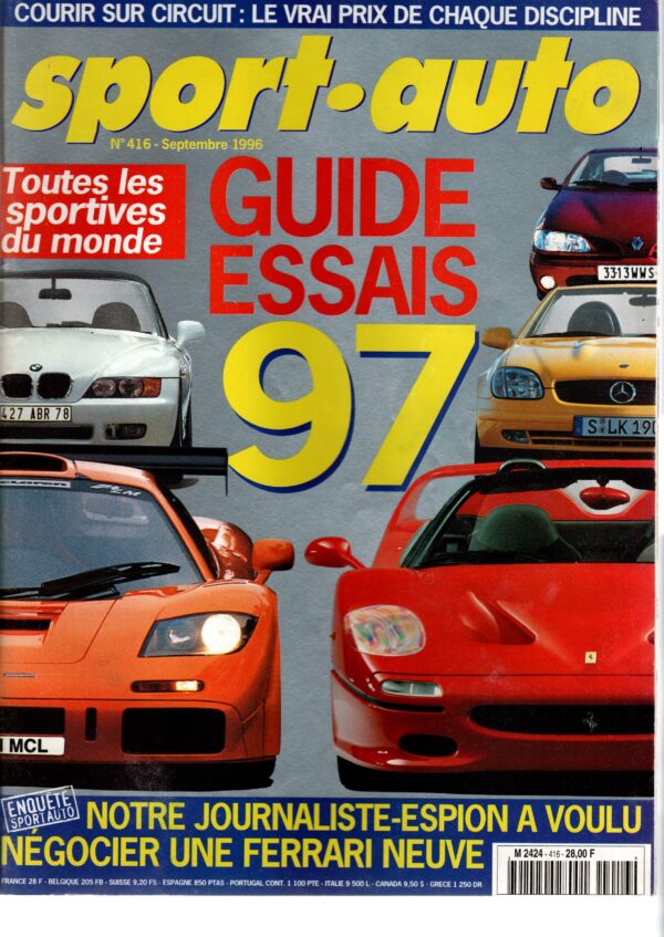 Sport Auto N°416 - Septembre 1996