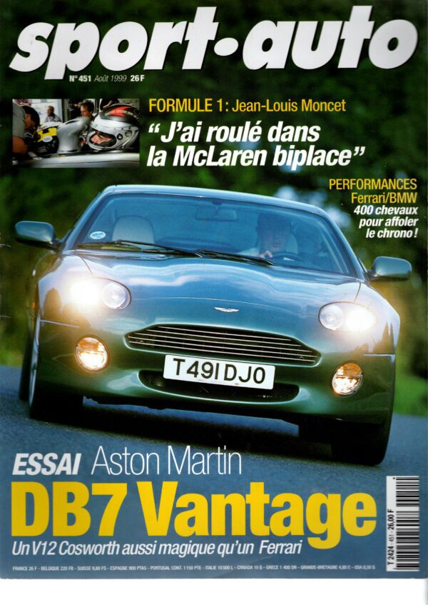 Sport Auto N°451 - Août 1999