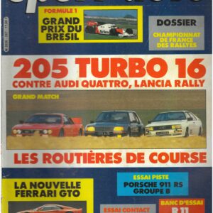 Sport Auto N°267 Avril 1984