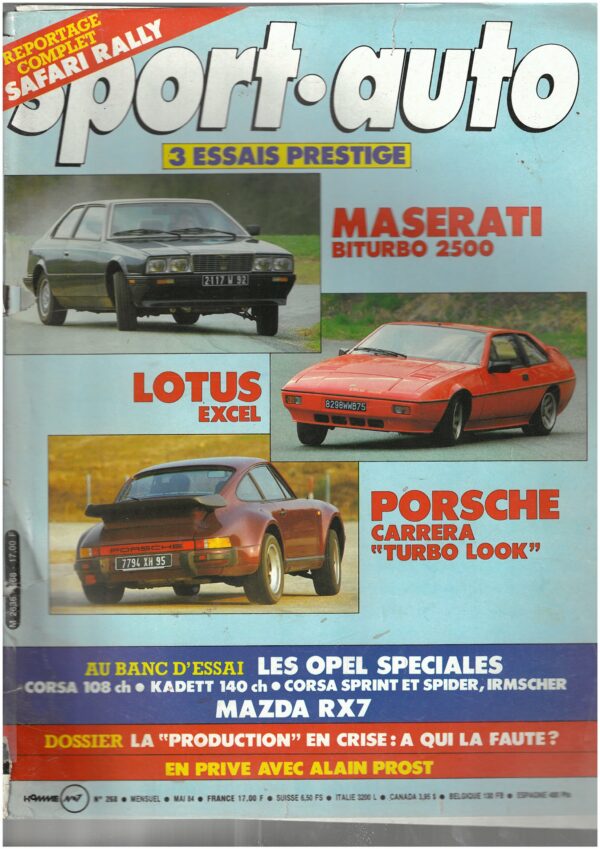 Sport Auto N°268 Mai 1994