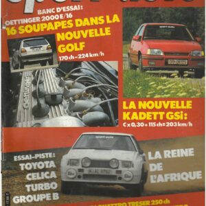 Sport Auto N°272 Septembre 1984