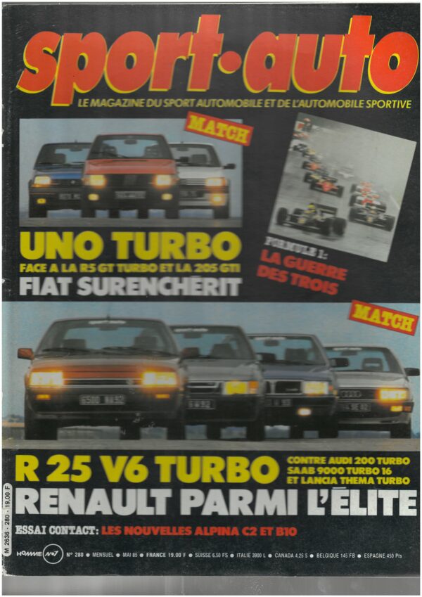 Sport Auto N°280 Mai 1985