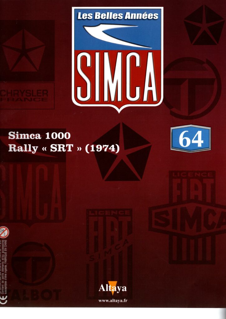 Simca 1000 Rally SRT (1974) – Etoile Auto49