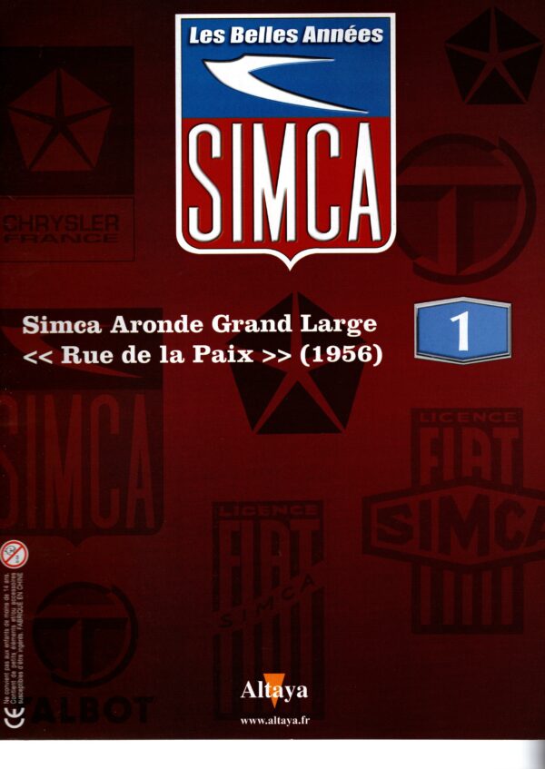 Simca Aronda Grand large rue de la Paix (1956)
