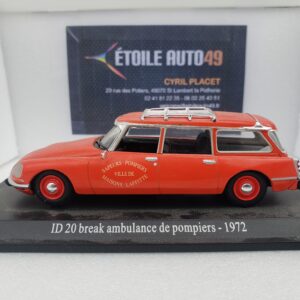 Citroën - ID 20 Break ambulance de pompier - 1972