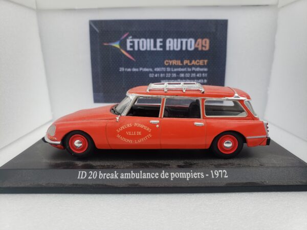 Citroën - ID 20 Break ambulance de pompier - 1972