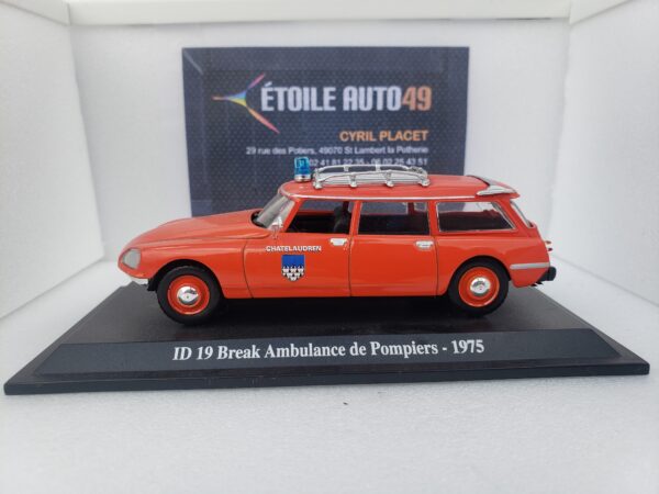Citroën - ID 19 Break Ambulance de Pompiers - 1975